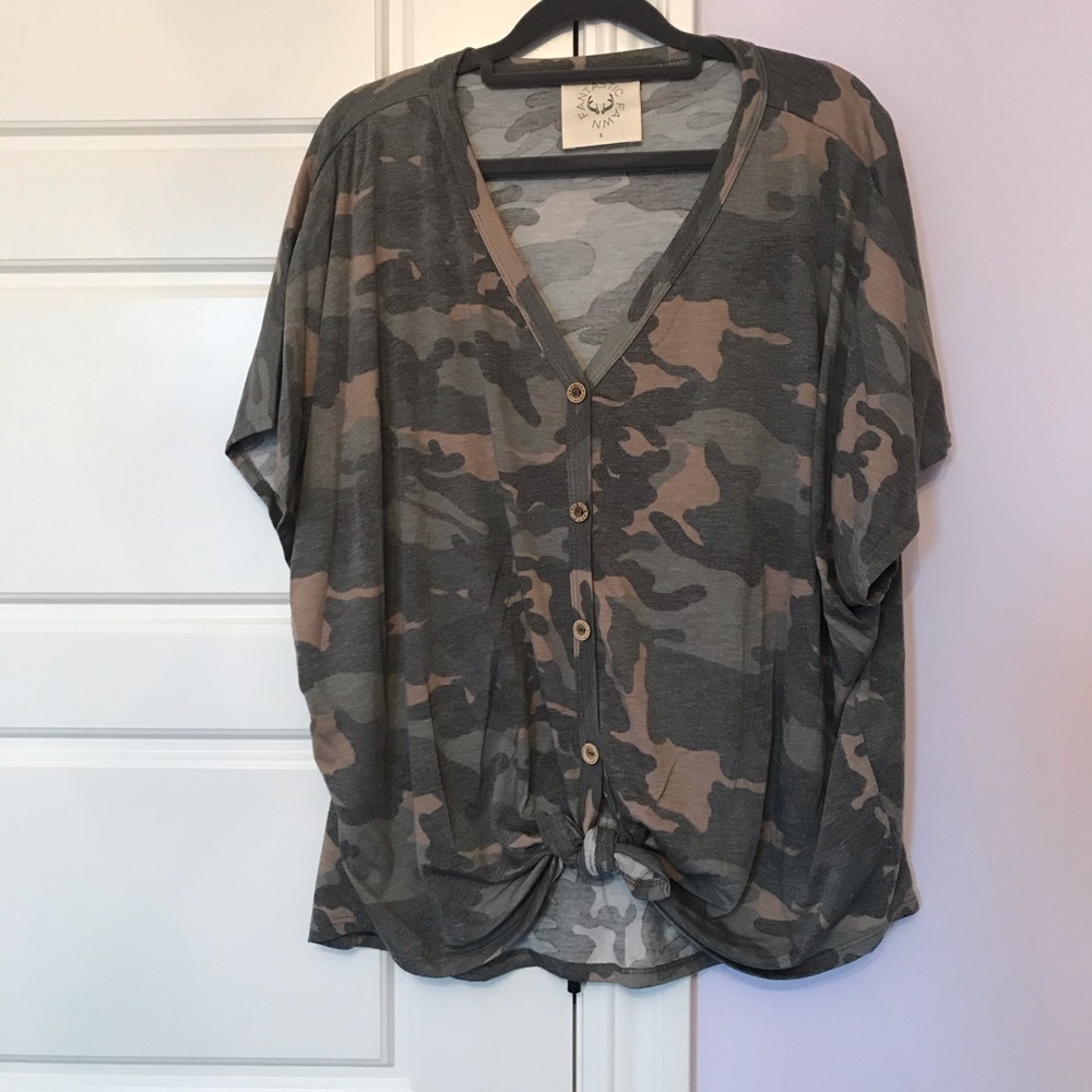 Camo oversized shirt
